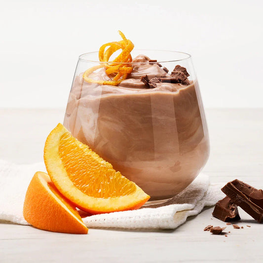 Homemade EasiYo Chocolate Orange yoghurt