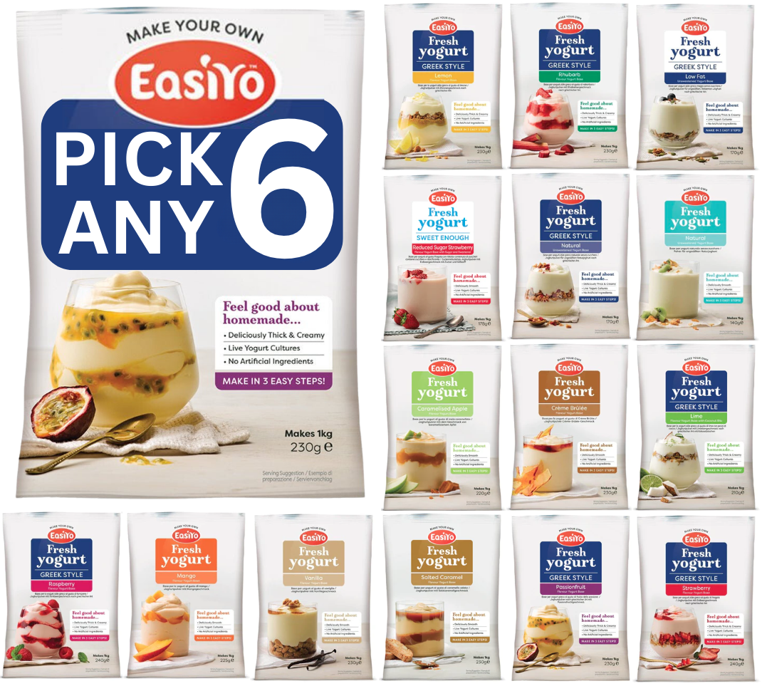 EasiYo Yoghurt Sachets | Pick Any 6