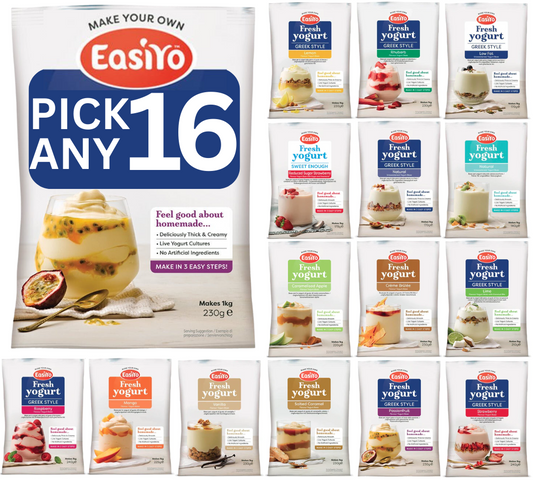 EasiYo Yoghurt Sachets | Pick Any 16