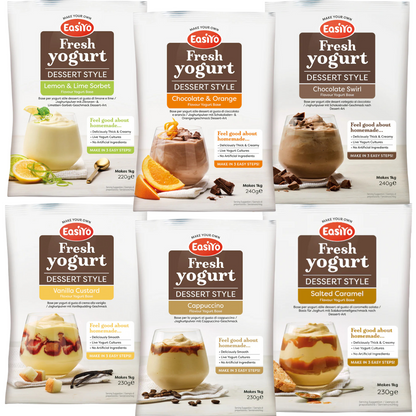 EasiYo Yoghurt 6 Dessert Style Pack