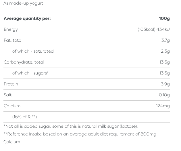 Greek Style Peach & Pineapple EasiYo Yogurt Sachet Pack Makes 1KG | EasiYo Yoghurt Mix