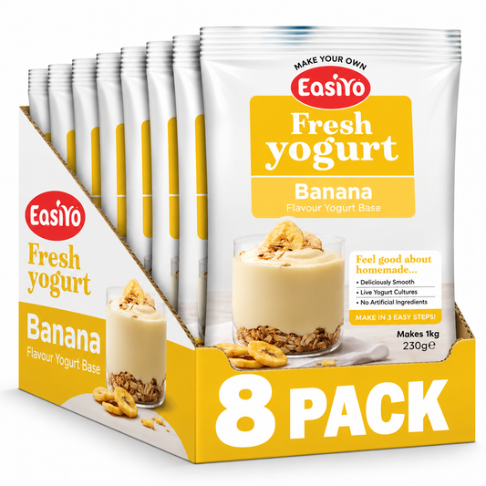 EasiYo Banana Yogurt 8 Pack – Makes 8kg