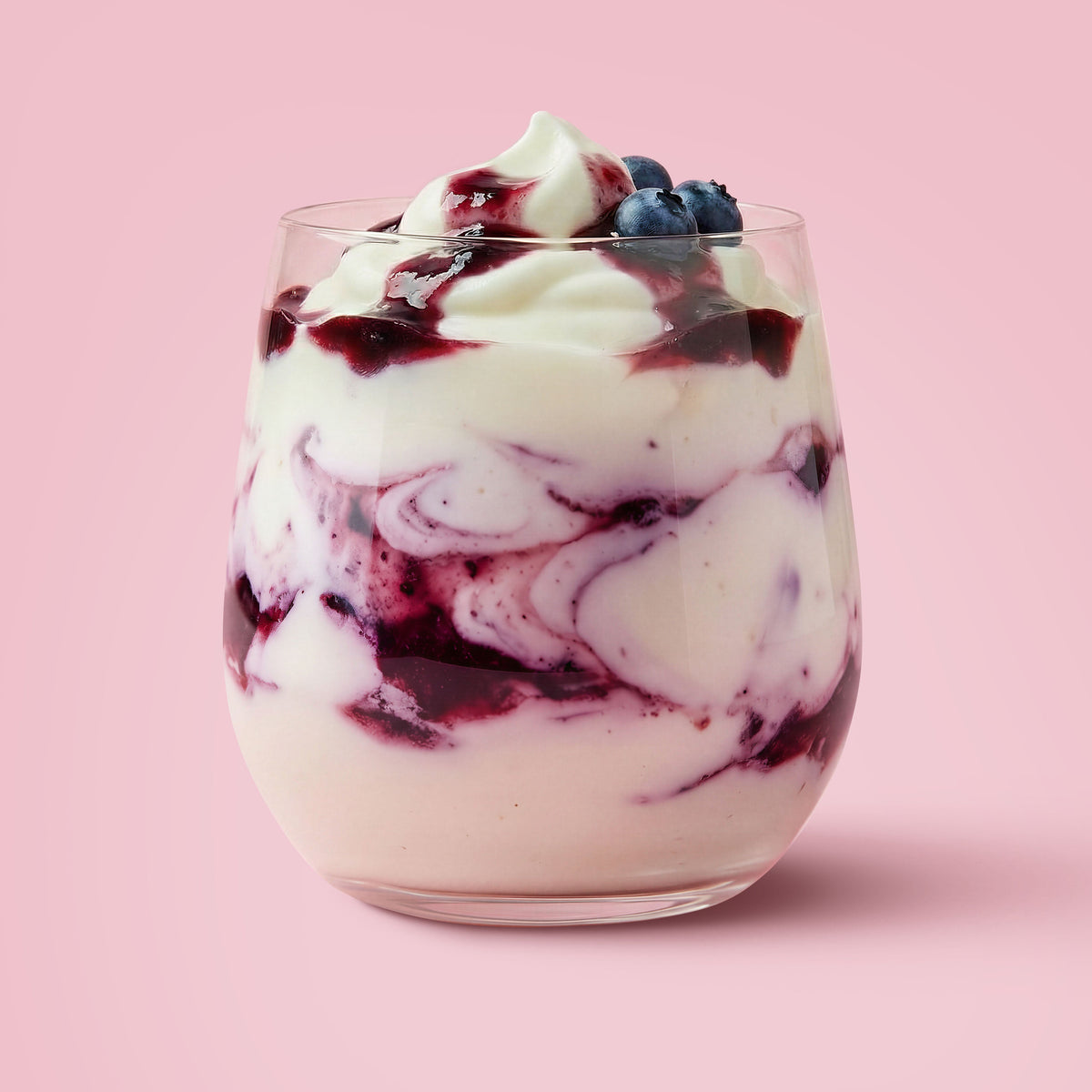Homemade EasiYo Blueberry yoghurt