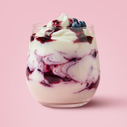 Homemade EasiYo Blueberry yoghurt