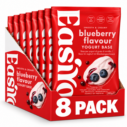EasiYo Blueberry Yogurt 8 Pack – Makes 8kg