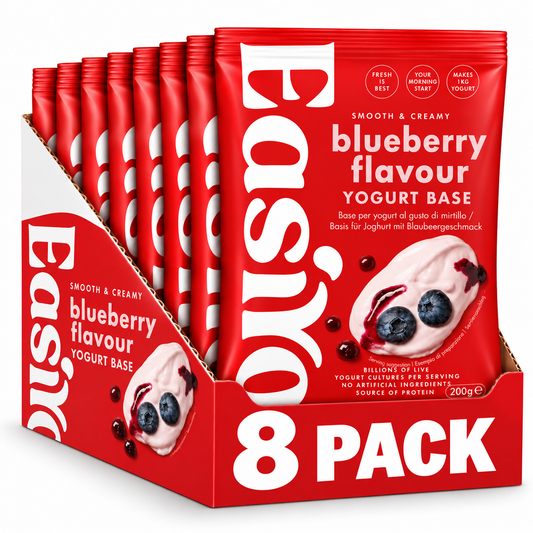 EasiYo Blueberry Yogurt 8 Pack – Makes 8kg