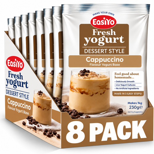 EasiYo Cappuccino Yogurt 8 Pack – Makes 8kg