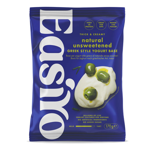 EasiYo Greek Style Natural Yoghurt Sachet – Makes 1kg