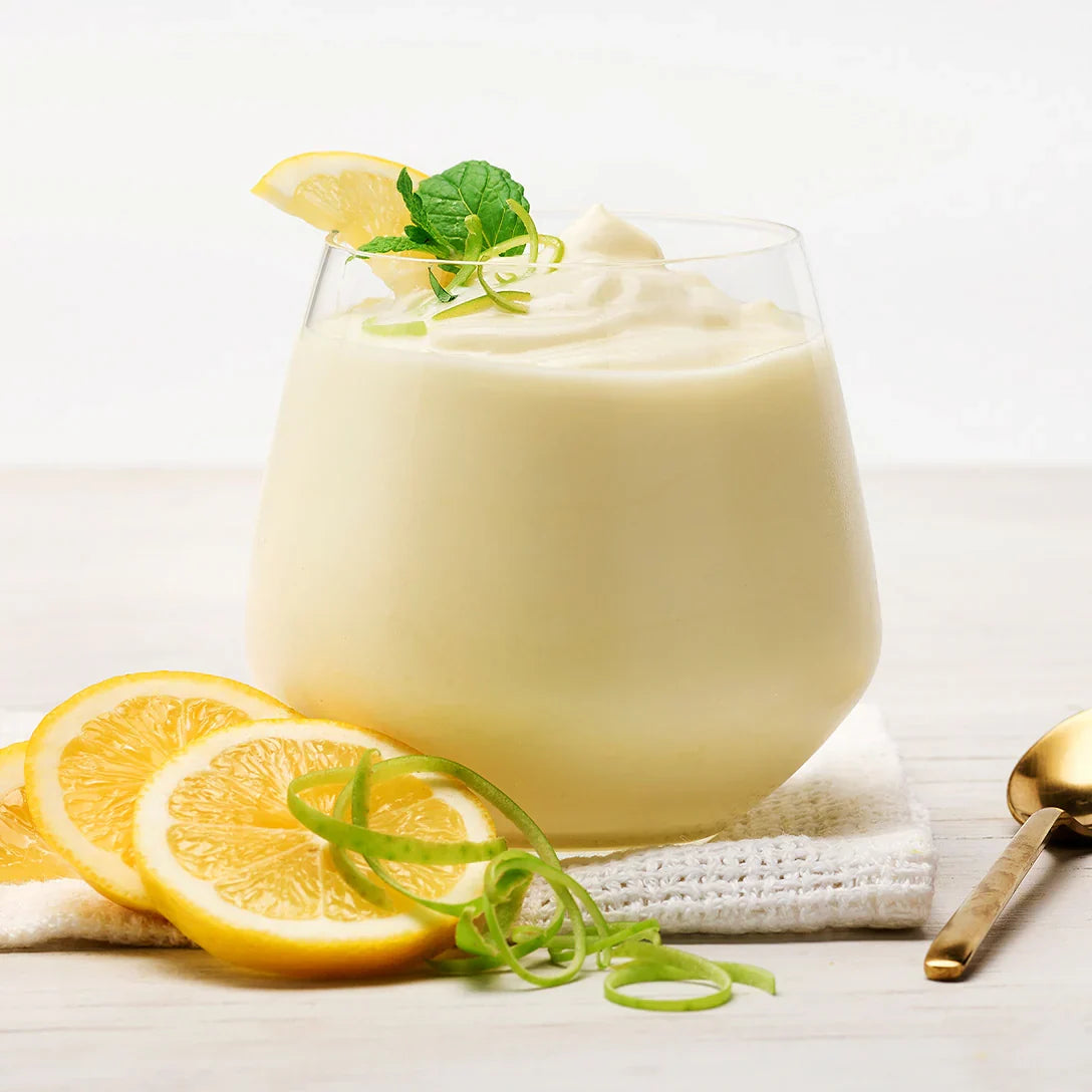 Homemade EasiYo Lemon & Lime Sorbet yoghurt