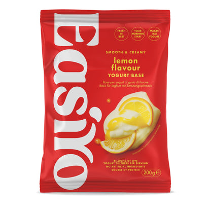 8 pack of EasiYo Lemon yoghurt sachets – makes 8kg