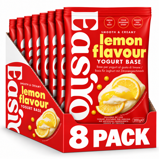 EasiYo Lemon Yogurt 8 Pack – Makes 8kg