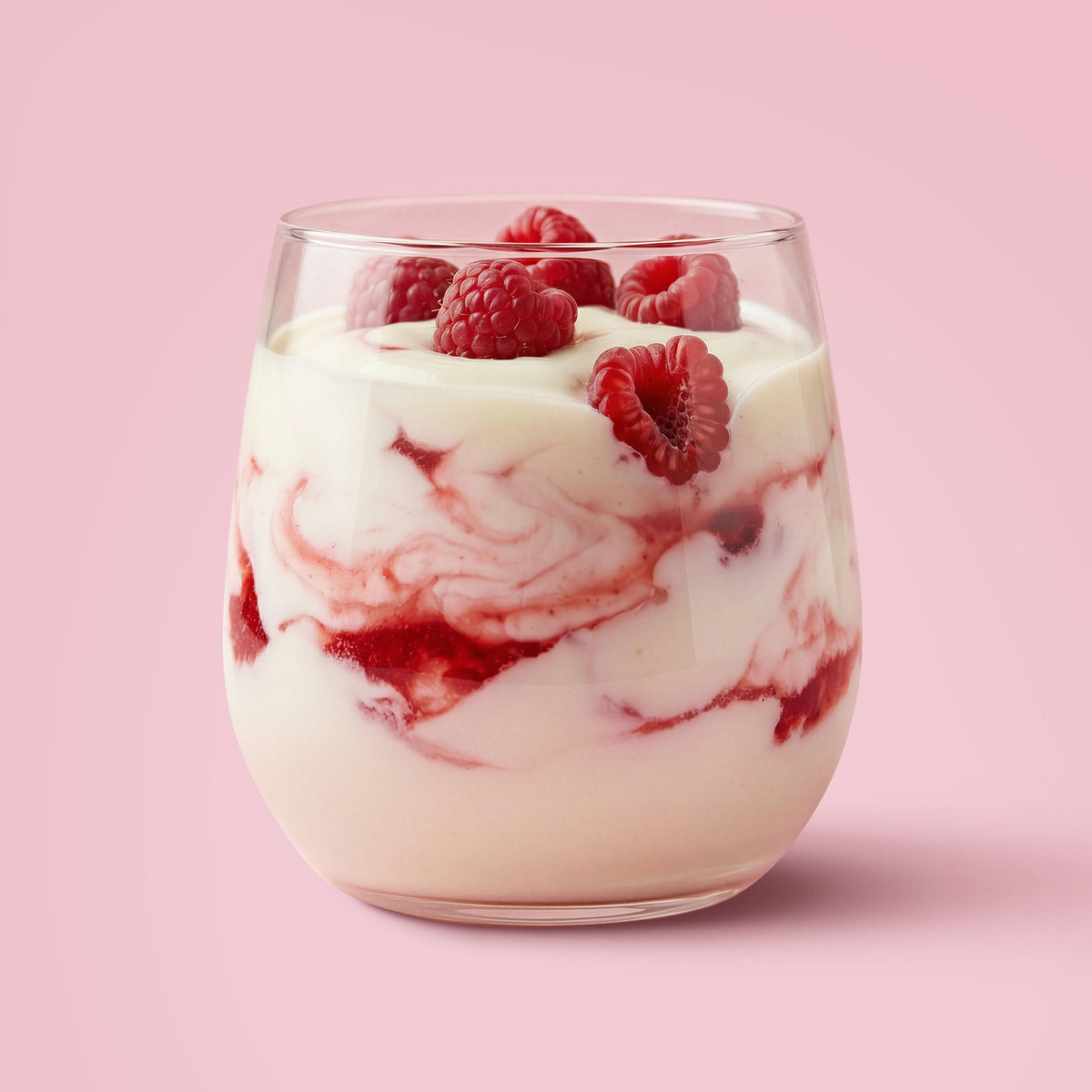 Homemade EasiYo Raspberry yoghurt