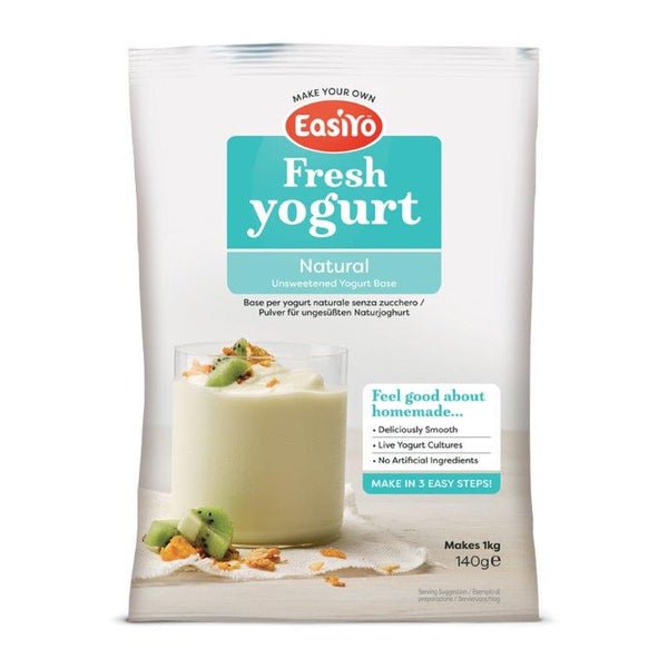 Short dated 8 pack of EasiYo Natural yoghurt sachets