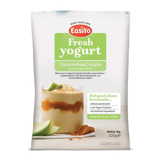 Caramelised Apple EasiYo Yogurt Sachet Makes 1KG | EasiYo Yoghurt Mix - Yoghurt Maker.co.uk