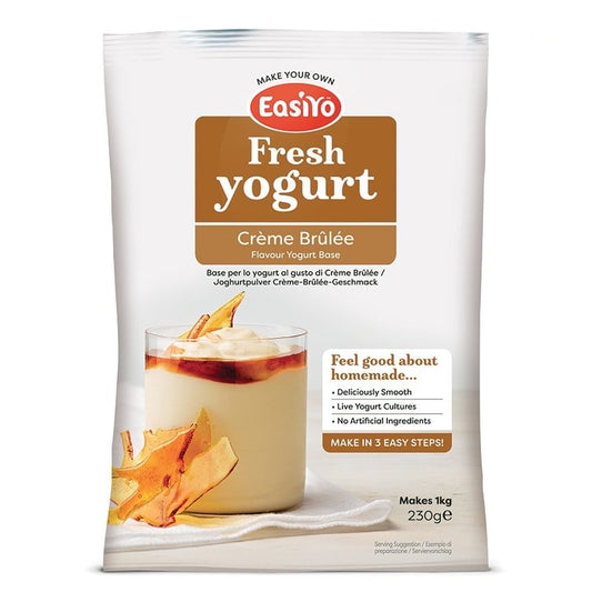 Creme Brulee EasiYo Yogurt Sachet Makes 1KG | EasiYo Yoghurt Mix - Yoghurt Maker.co.uk