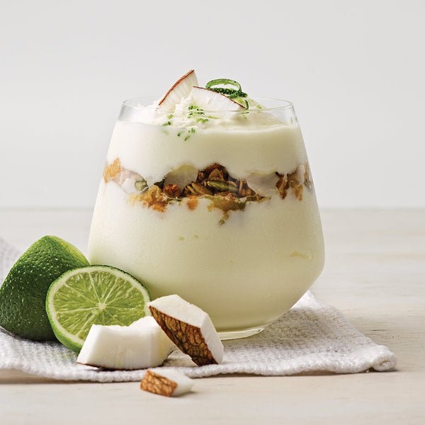 Greek Style Lime with Coconut Bits EasiYo Yogurt Sachet Makes 1KG | EasiYo Yoghurt Mix - Yoghurt Maker.co.uk