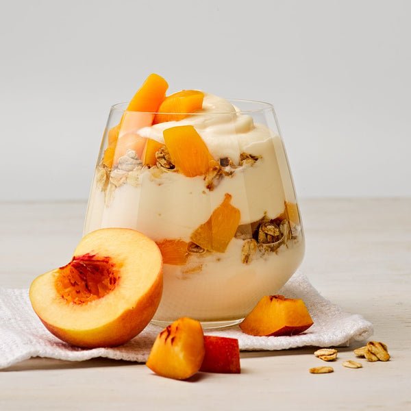 Greek Style Peach EasiYo Yogurt Sachet Pack Makes 1KG | EasiYo Yoghurt Mix - Yoghurt Maker.co.uk