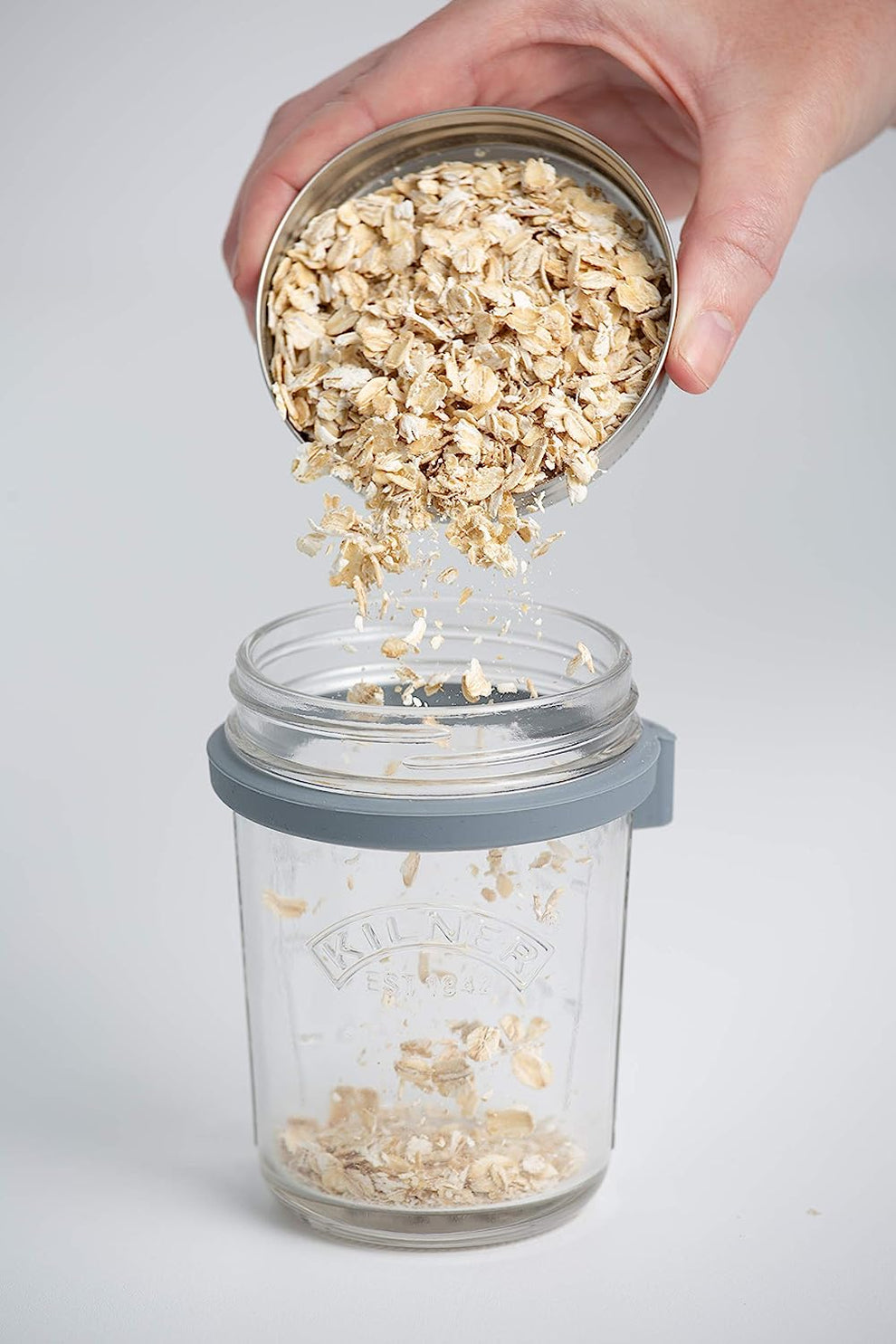 Overnight Oats Jars Kilner Glass Breakfast Jar 0.35 Litre Yoghurt